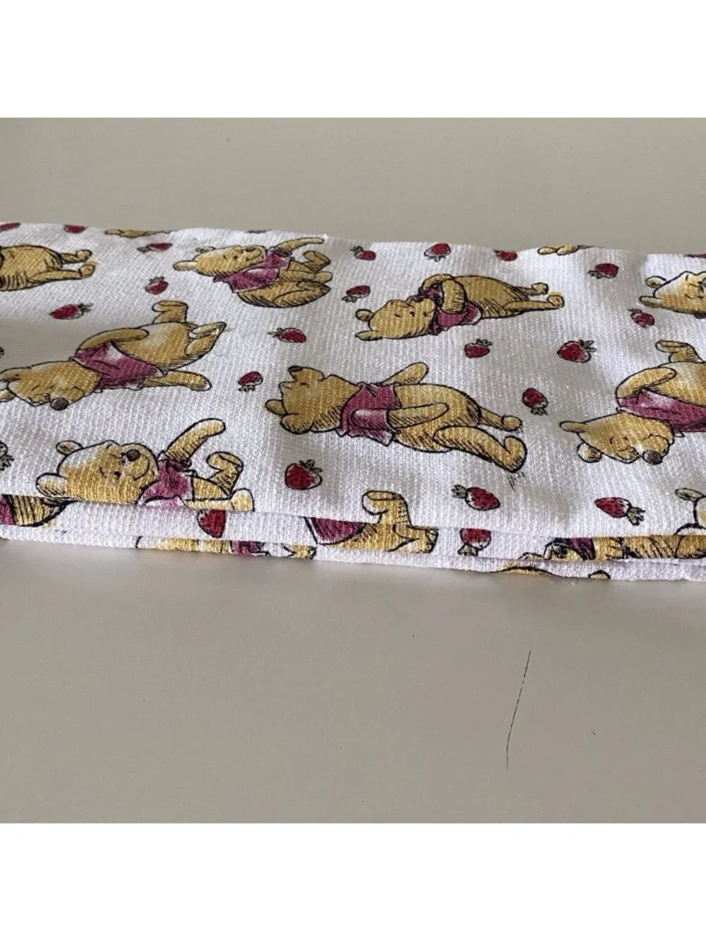 2 Pack Disney Winnie the Pooh Strawberries Kitchen‎ Towels 16 X 26” NEW